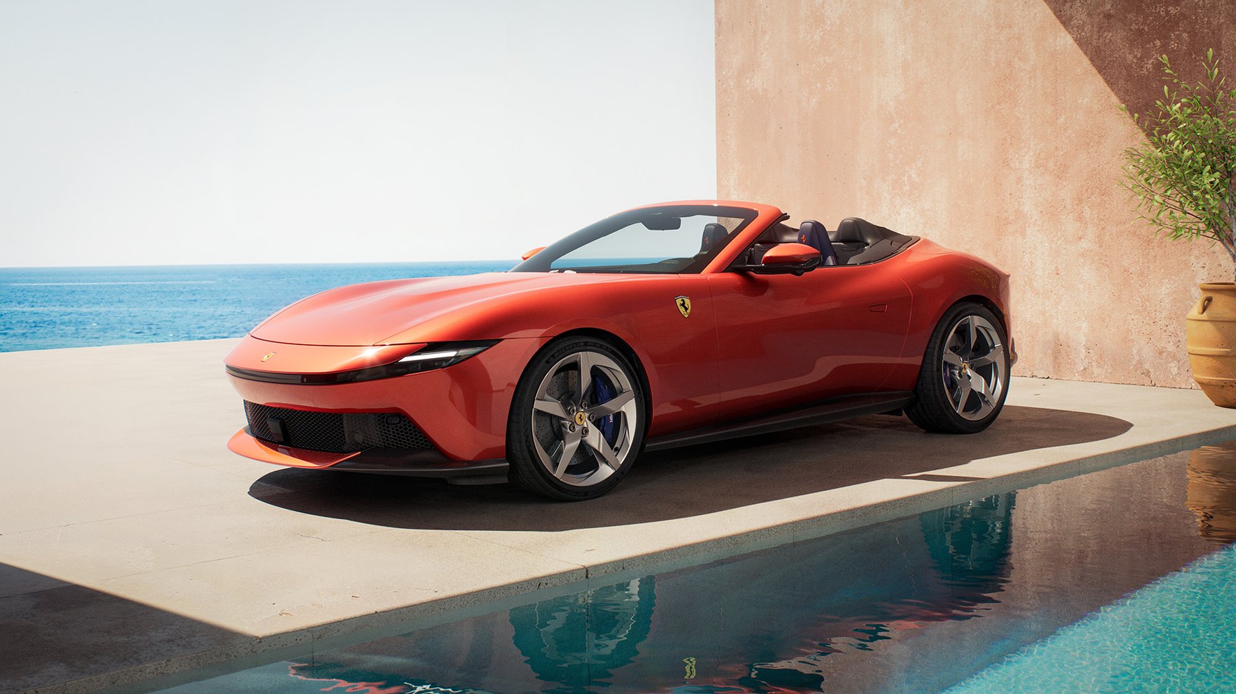 Ferrari Amalfi Spider รีวิว: เปิดประทุนหลังคาผ้าใบ V8 640 แรงม้า