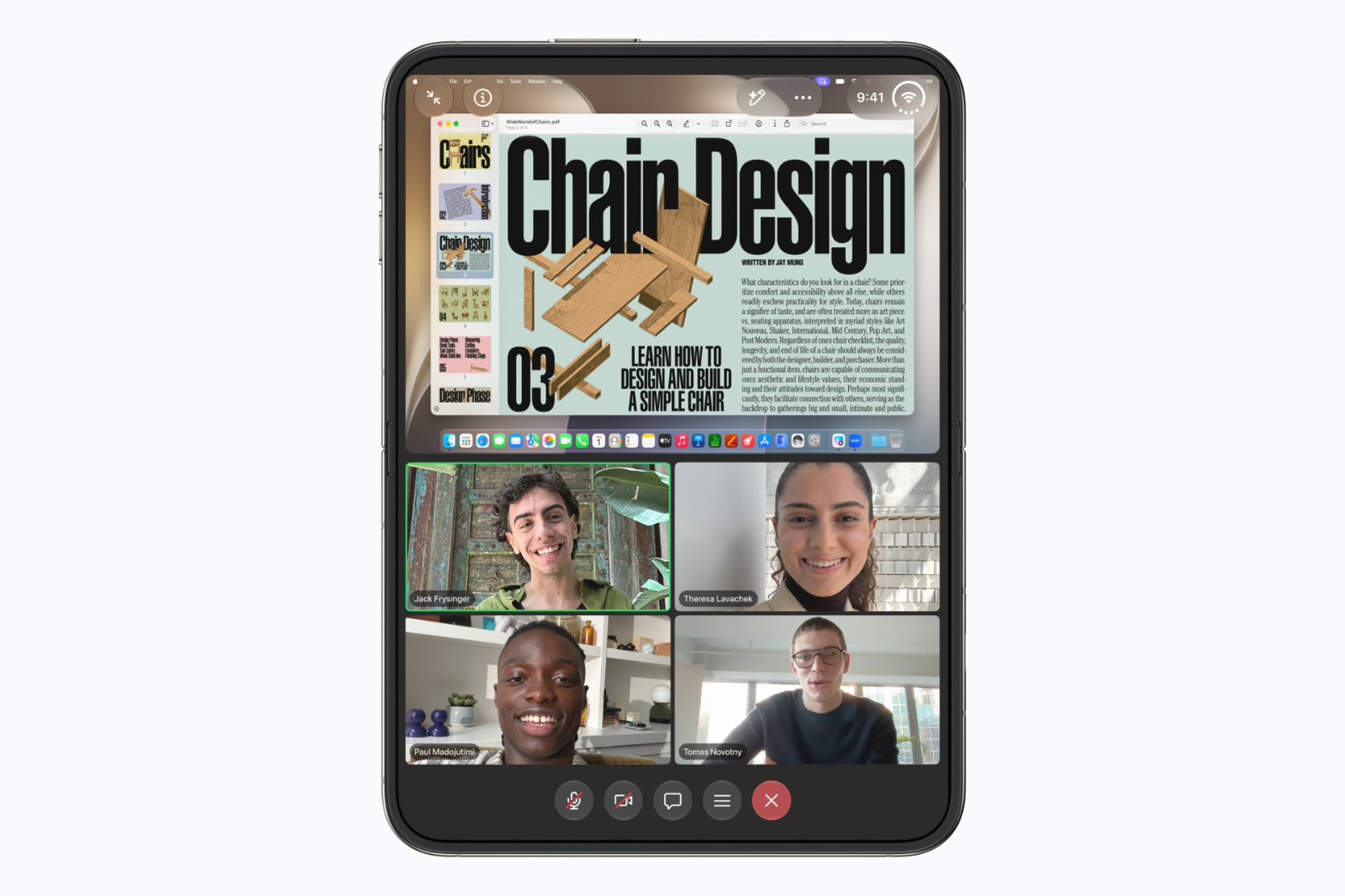 New multitasking features that come with the Duo: