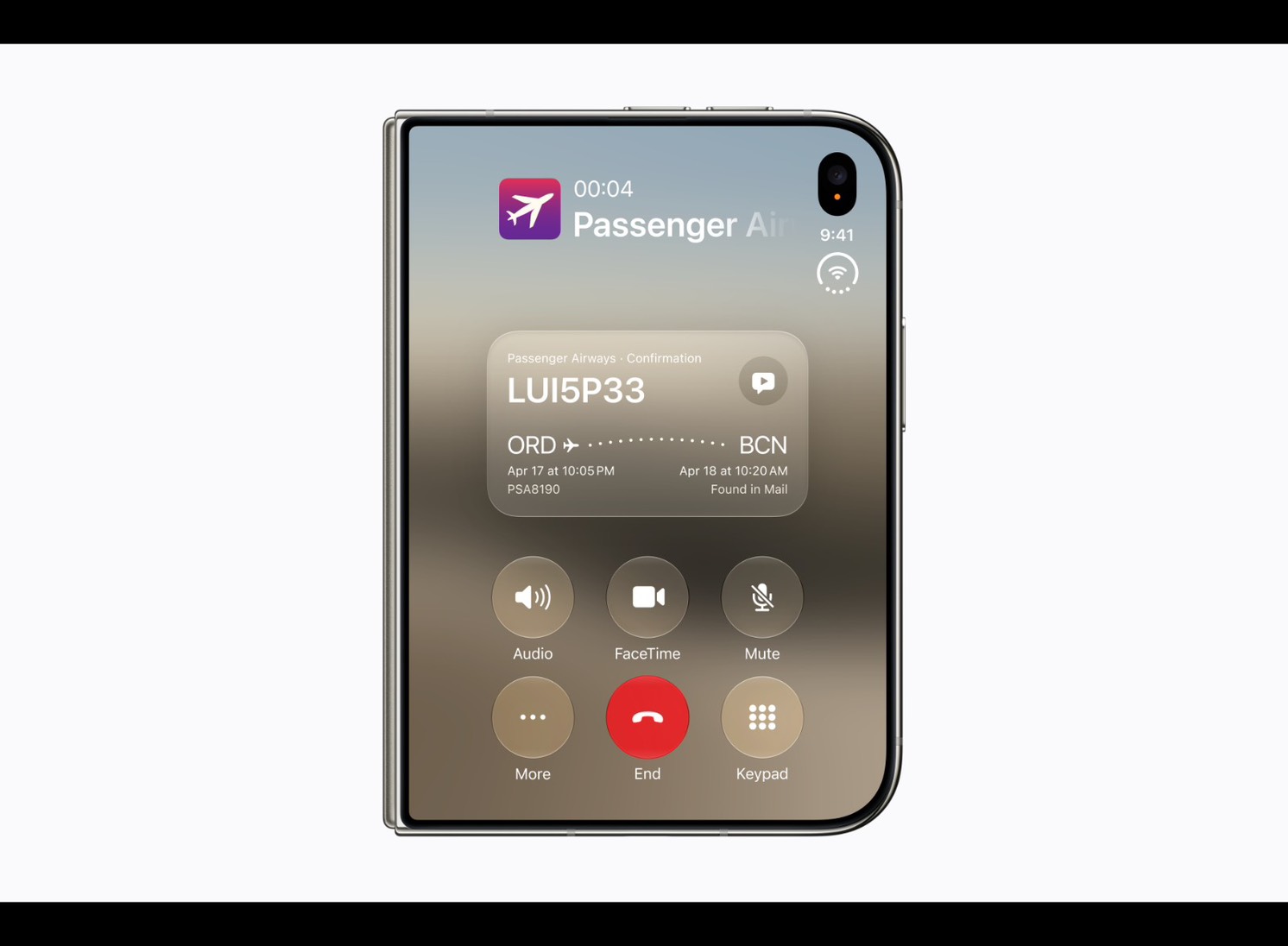 In the Phone app, the Call Context feature automatically pulls up relevant information when you call a shop or business, such as a confirmation code or booking number.